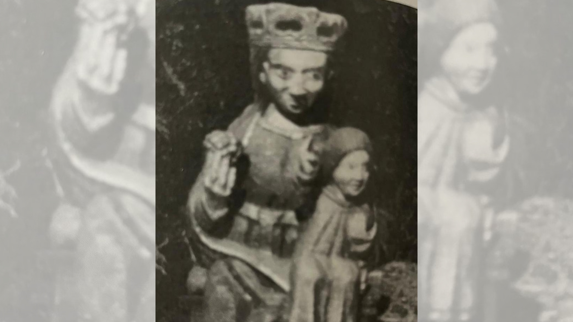 Imagen Gótica robada Brión iglesia Archidiócesis de Santiago