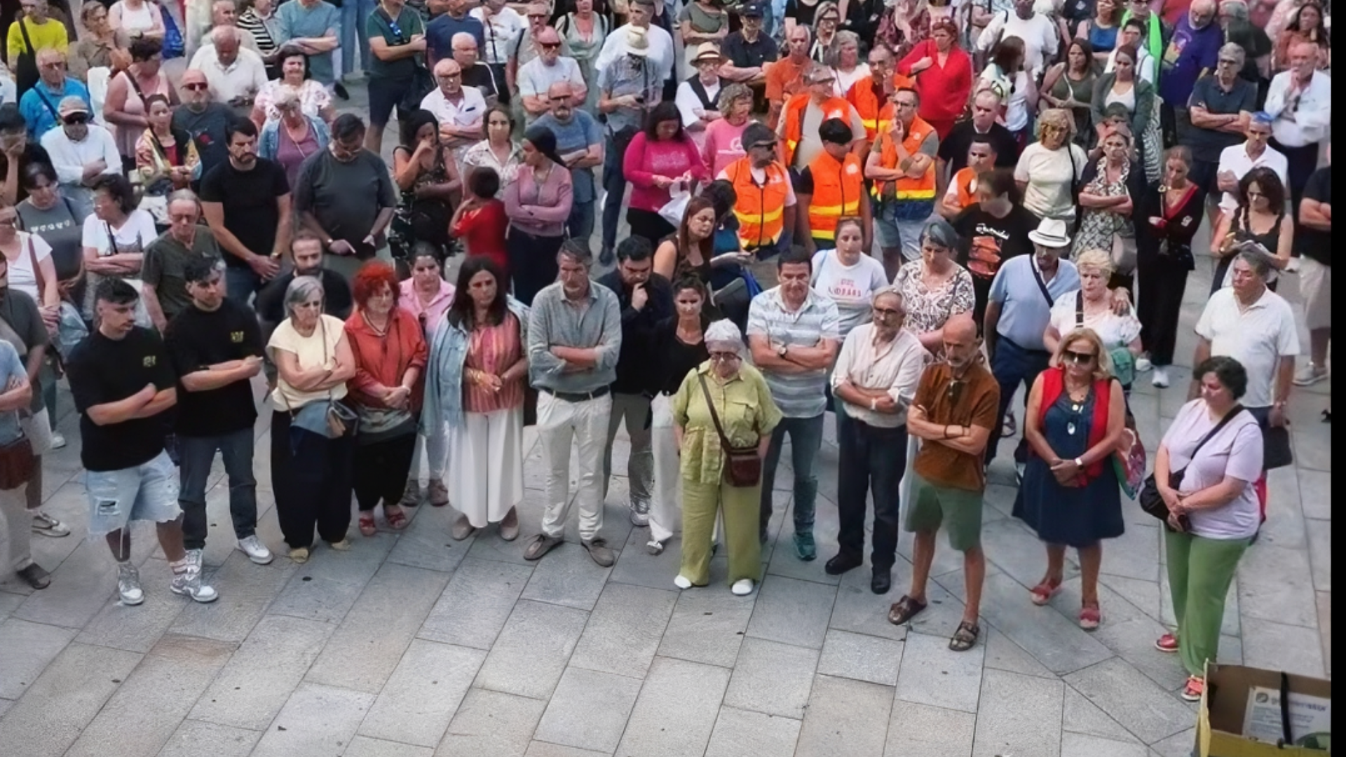 Imaxe da concentración organizada en Vilagarcía | Concello de Vilagarcía