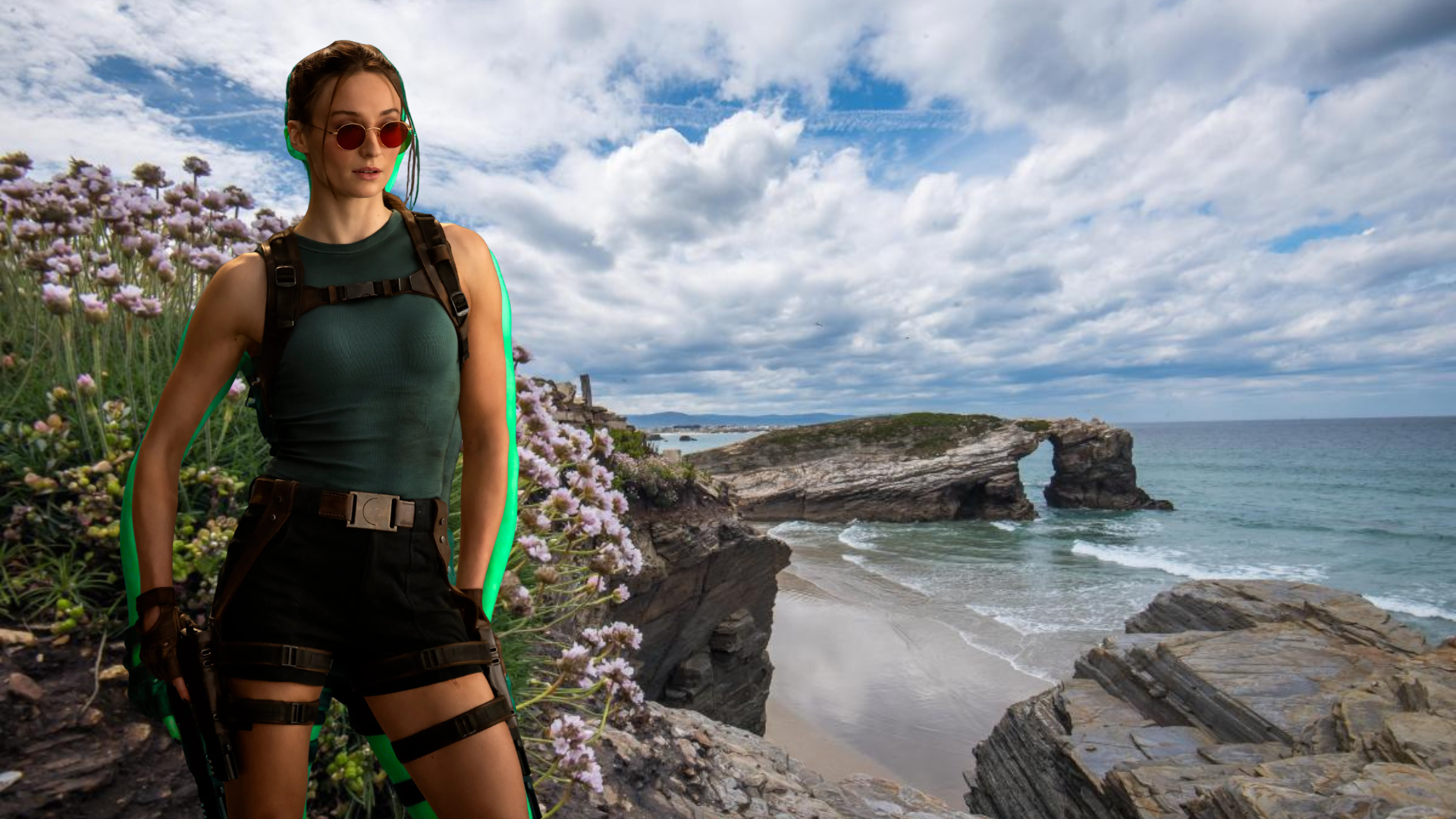 Praia das Catedrais Tomb Raider