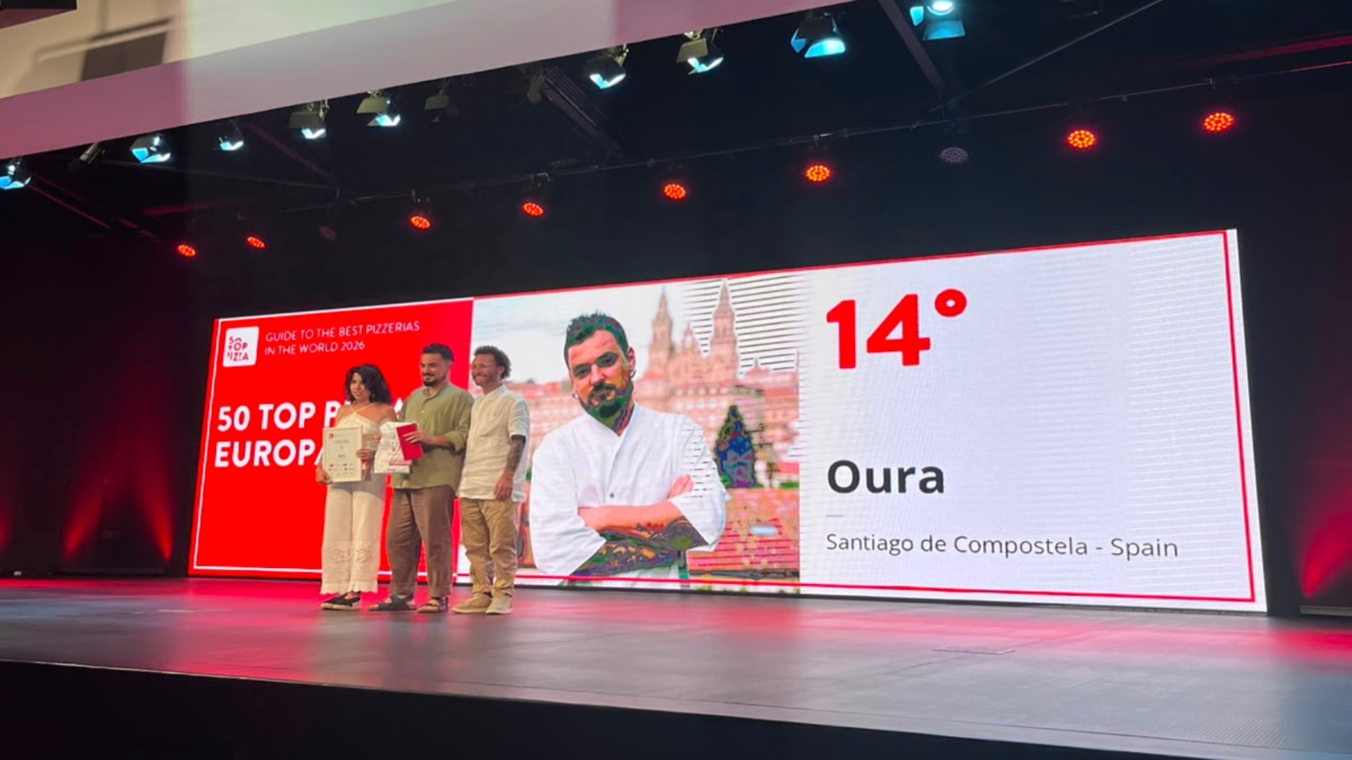 Oura Pizza, a gañadora do posto número 14 no top 50 de Europa | Redes sociais