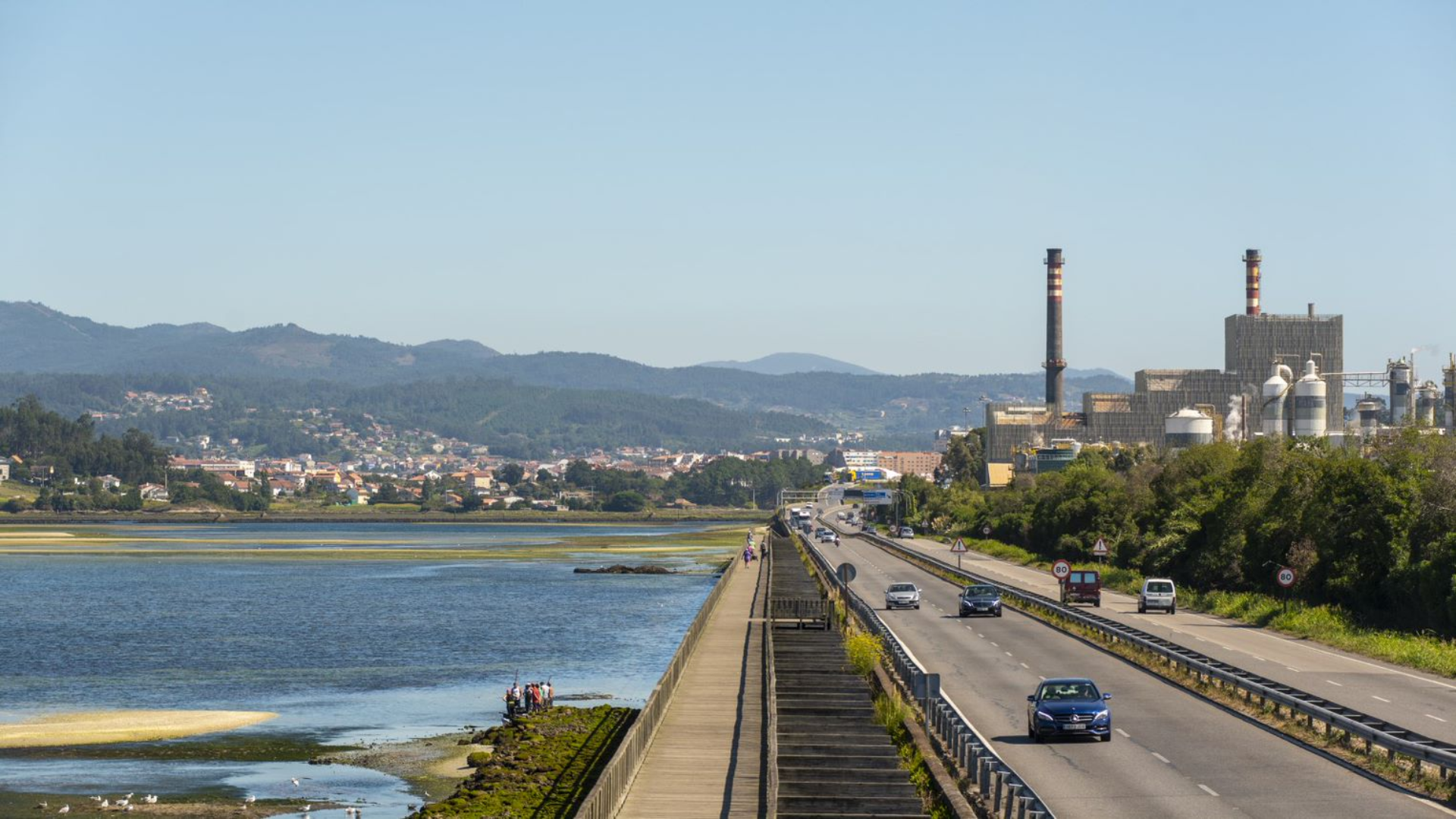 A biofábrica de Ence en Pontevedra | Arquivo