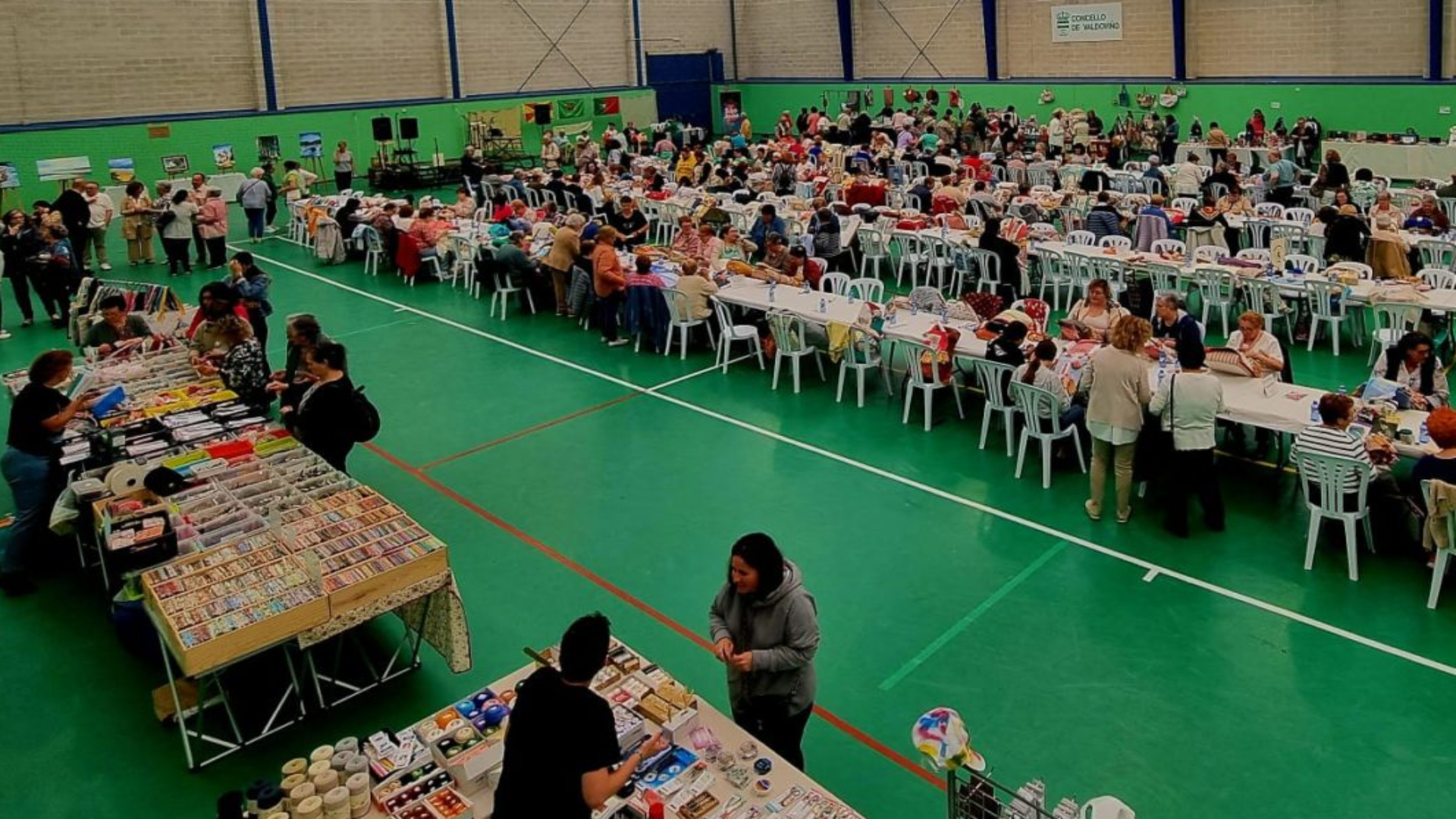 Encontro de palilleiras dunha edición anterior | Concello de Valdoviño