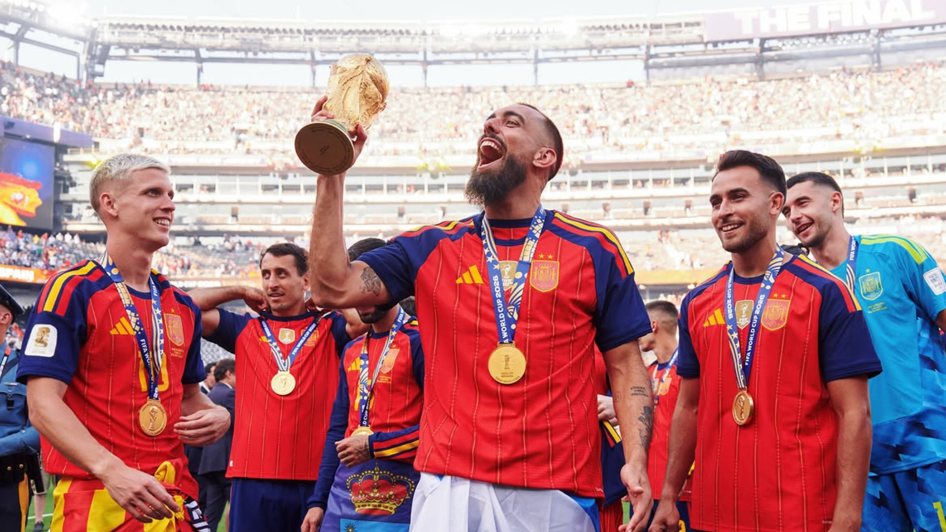 El futbolista gallego, Borja Iglesias, en la celebración de Mundial | Redes sociales