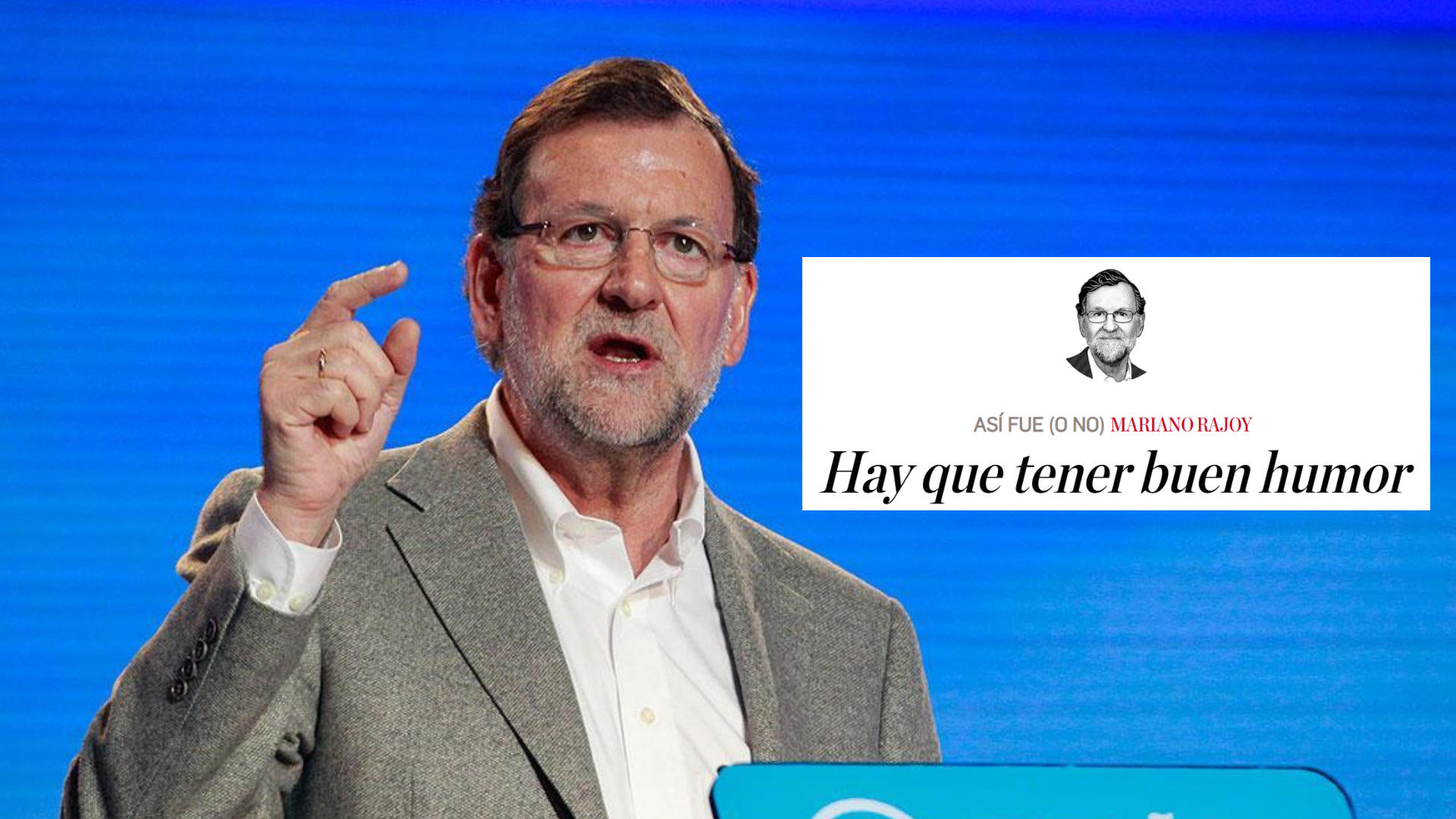 El expresidente del Gobierno Mariano Rajoy | Partido Popular