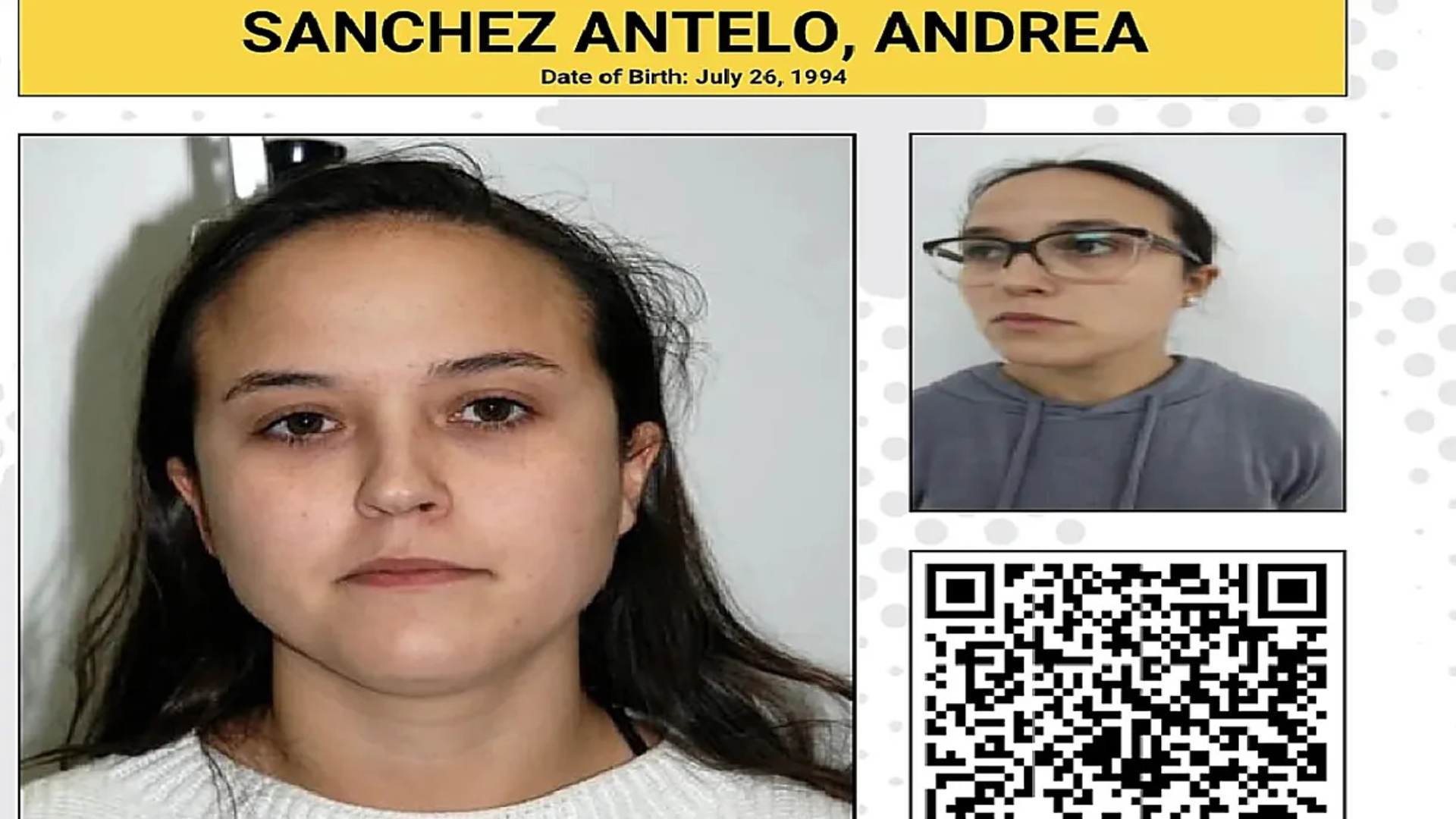 Andrea Sánchez Antelo, la joven buscada por la Europol | Europol