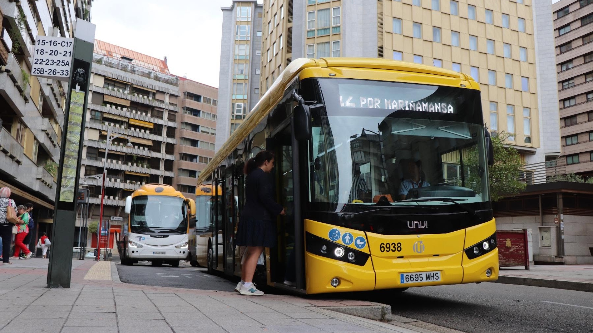 Imagen de archivo de un autobús urbano en Ourense | CONCELLO DE OURENSE