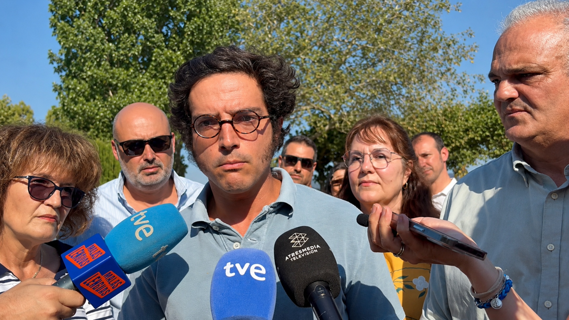 El diputado de Vox en el Congreso José María Figaredo en una visita a Sada | VOX