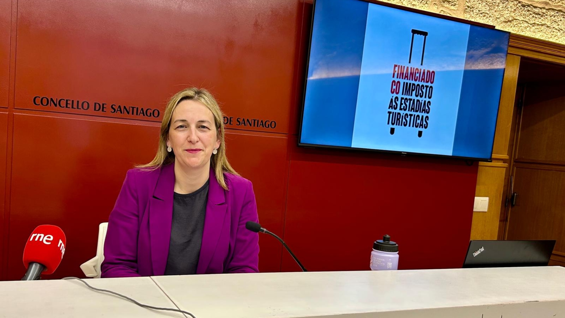 Míriam Louzao Concello de Santiago tasa turística
