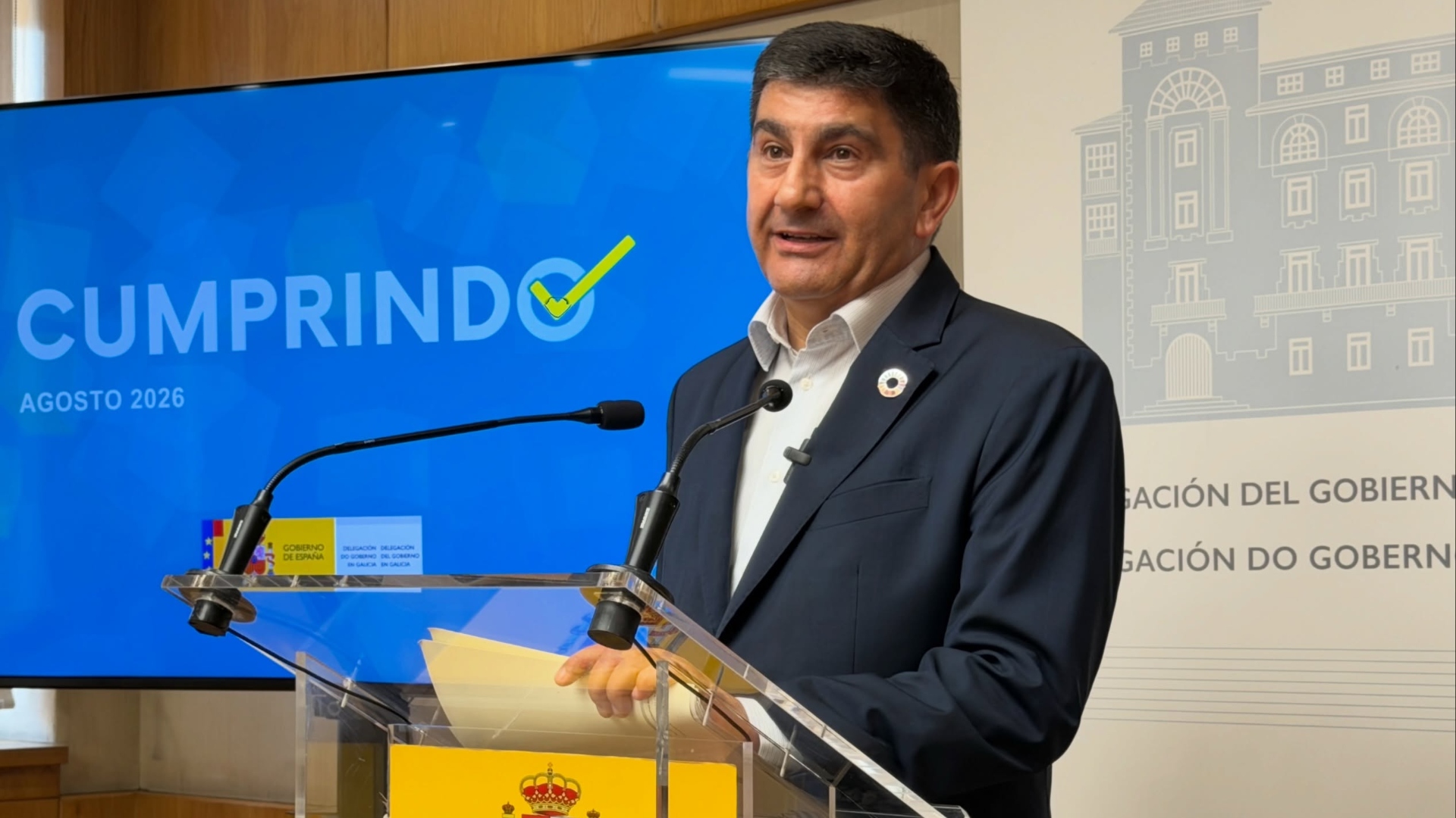 El delegado del Gobierno en Galicia, Pedro Blanco | DELEGACIÓN DEL GOBIERNO