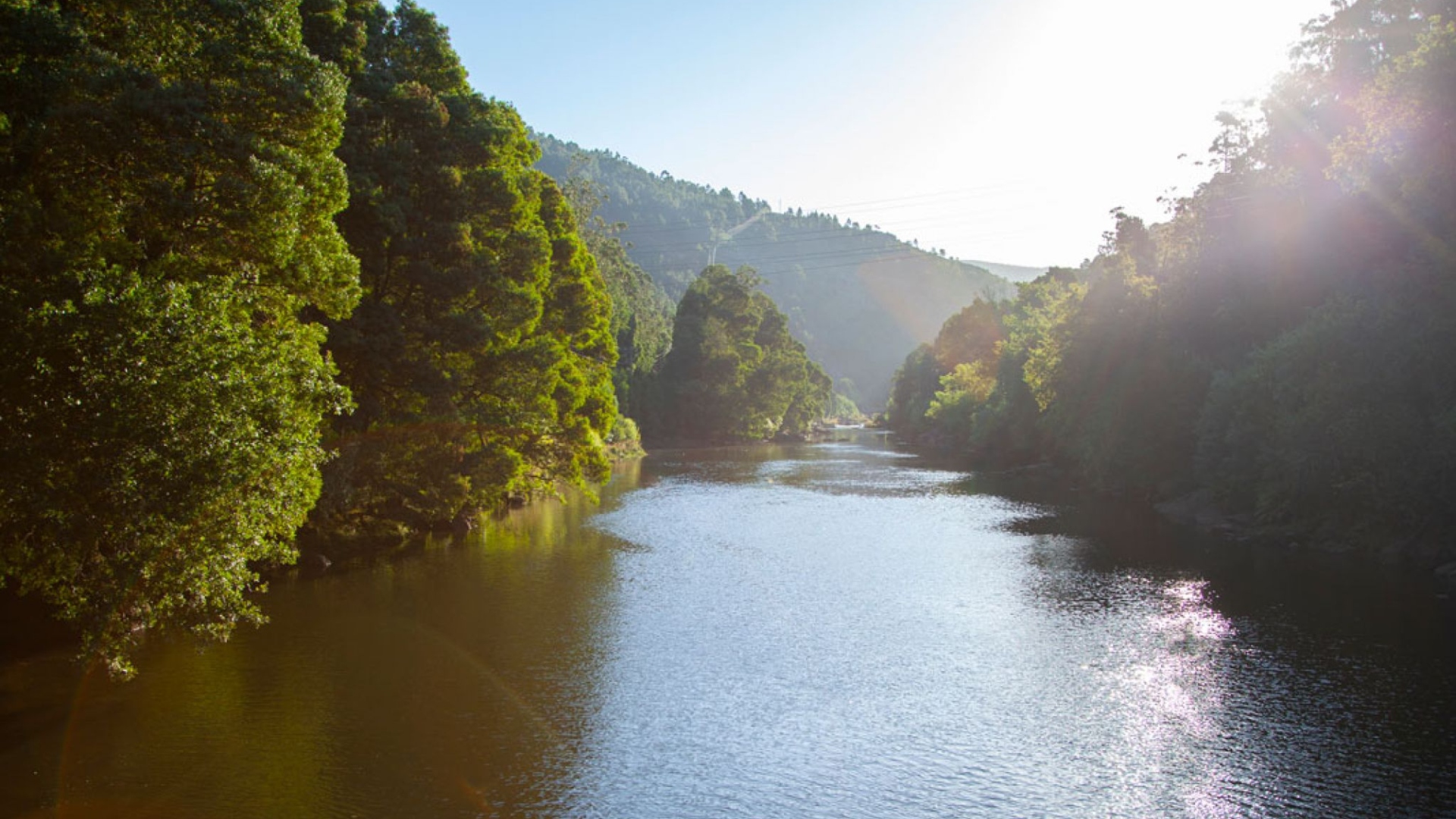 Imagen de archivo del río Tambre.