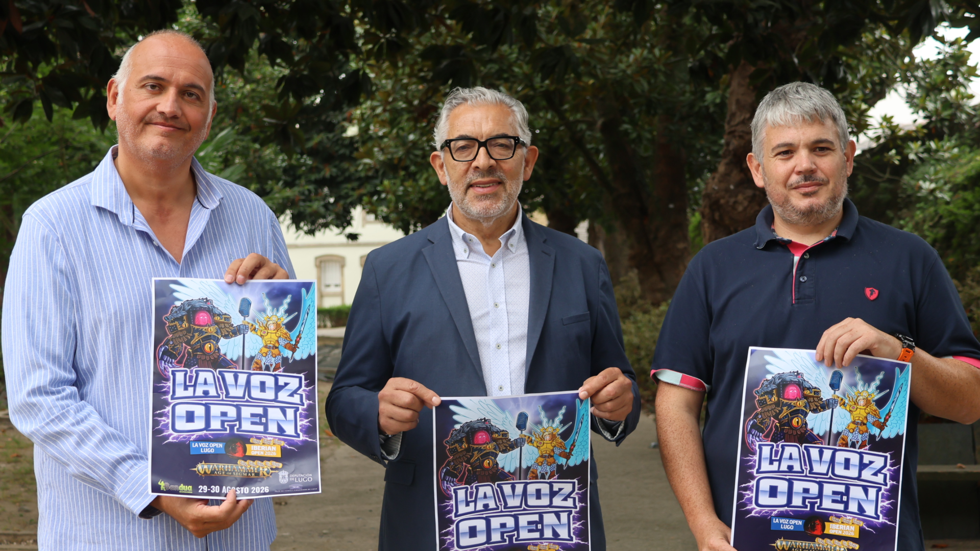 O Deputado de Formación, Ensino e Economía do Coñecemento, Miguel Fernández, e o xerente do Pazo de Feiras e Congresos de Lugo, Rubén López, durante a presentación da nova edición | Deputación de Lugo