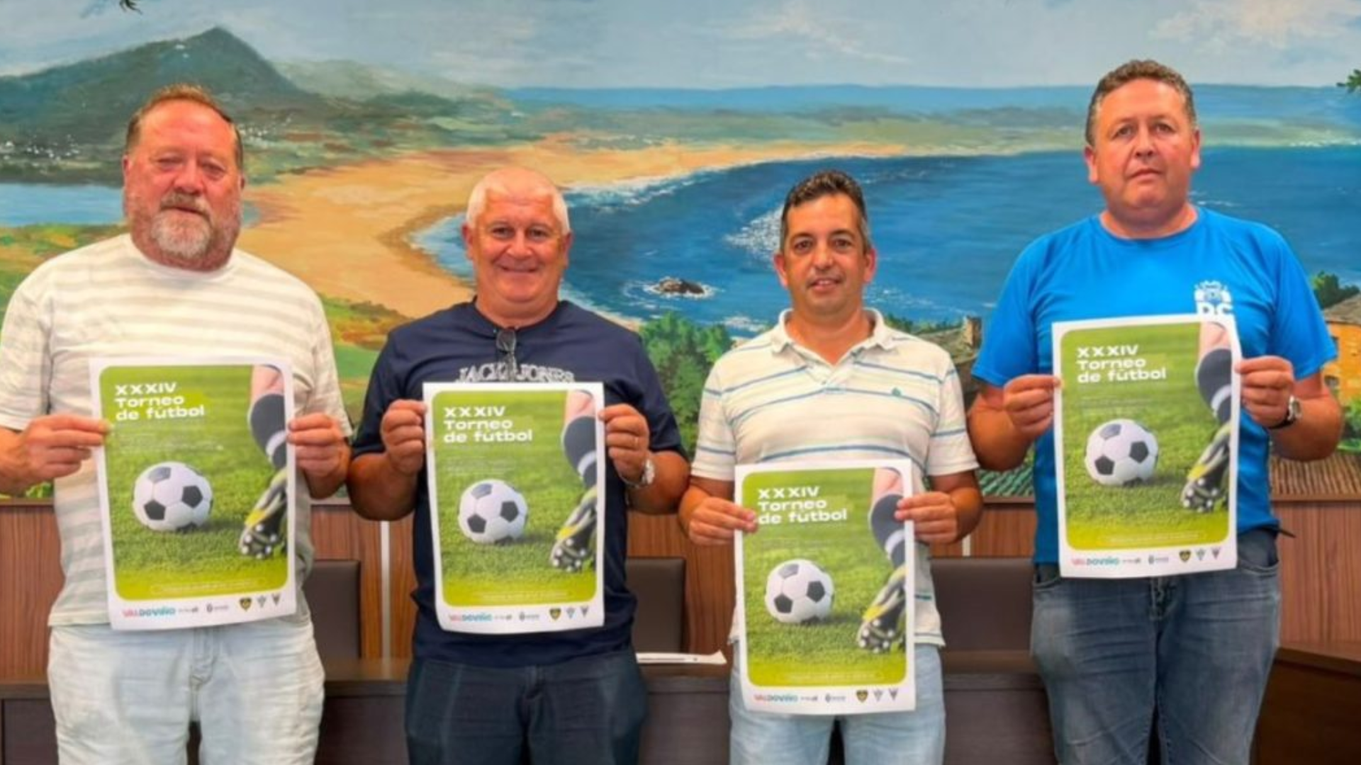 Imaxe do acto de presentación do torneo | Concello de Valdoviño