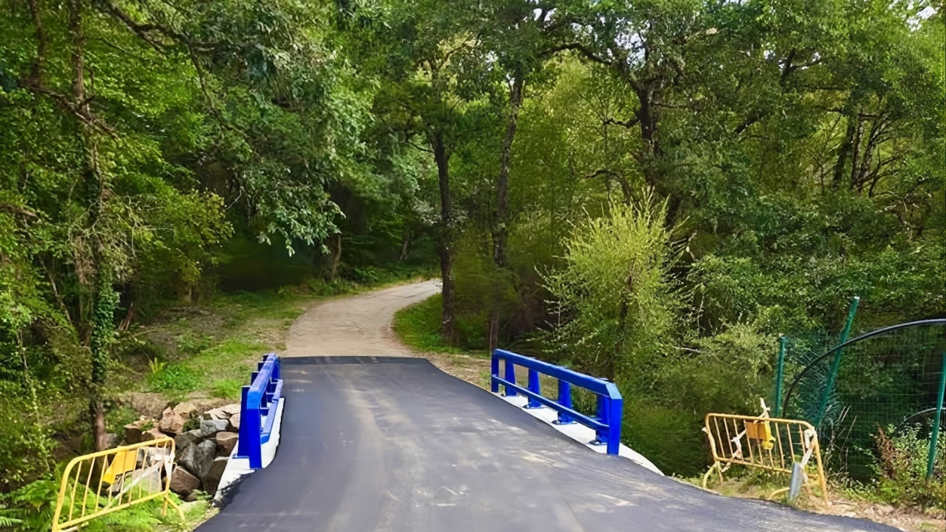 O Concello das Pontes vén de rematar as obras de reparación da infraestrutura de paso sobre o río Chamoselo, na Pedrafita | Concello das Pontes