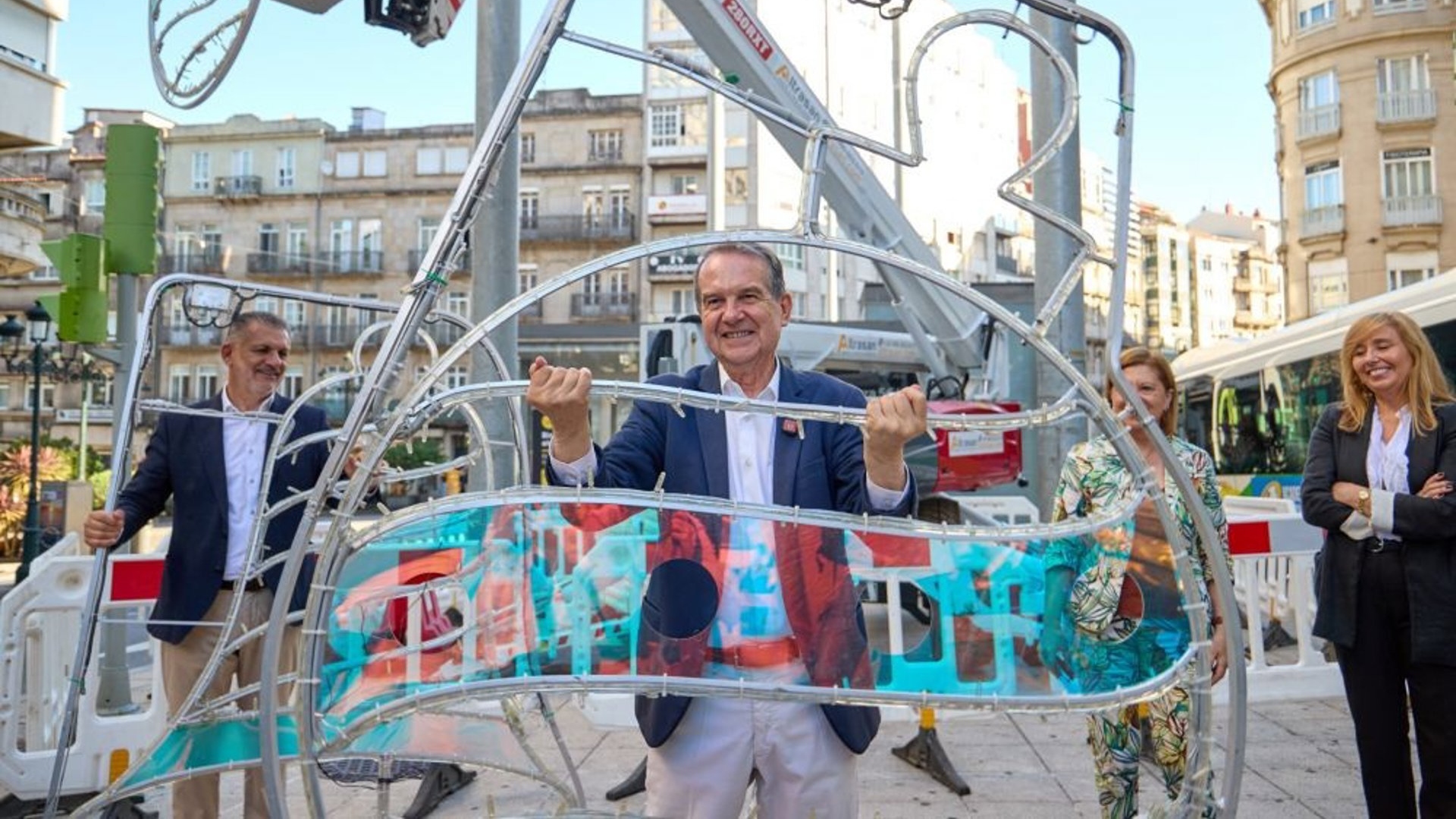 Abel Caballero Iluminación Navidad
