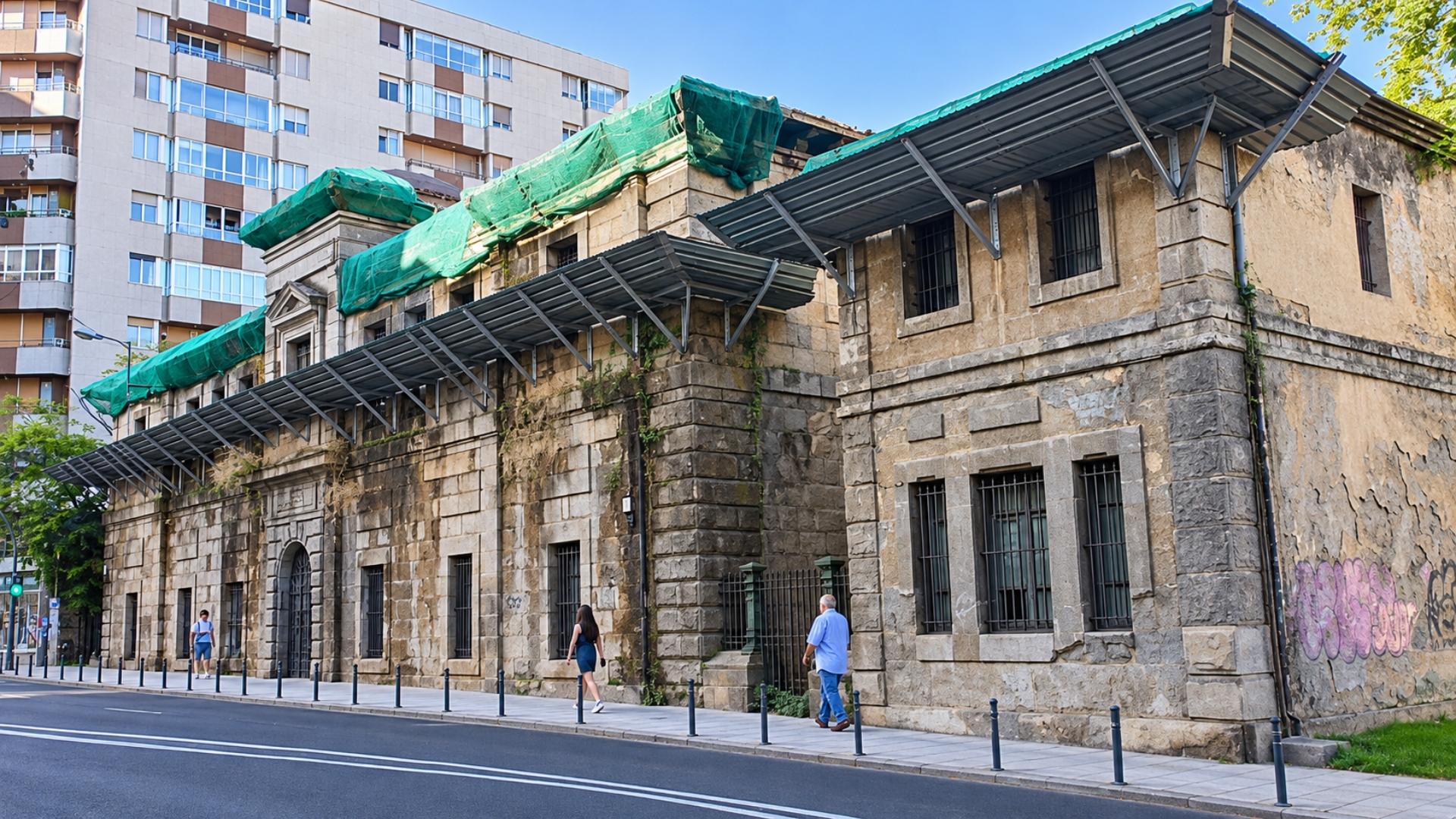 Imagen de archivo de la cárcel provincial del Progreso, en Ourense | CONCELLO DE OURENSE