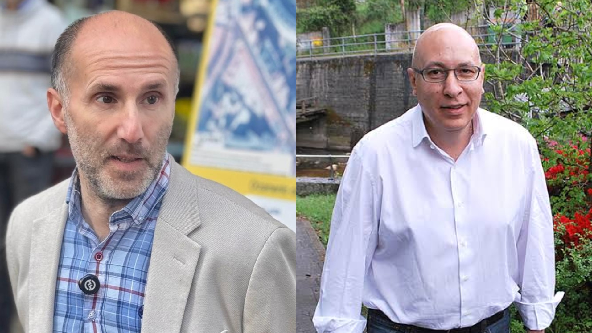 El alcalde de Ourense, Gonzalo Pérez Jácome, de Democracia Ourensana, y el alcalde de Barbadás, Xosé Carlos Valcárcel Doval.