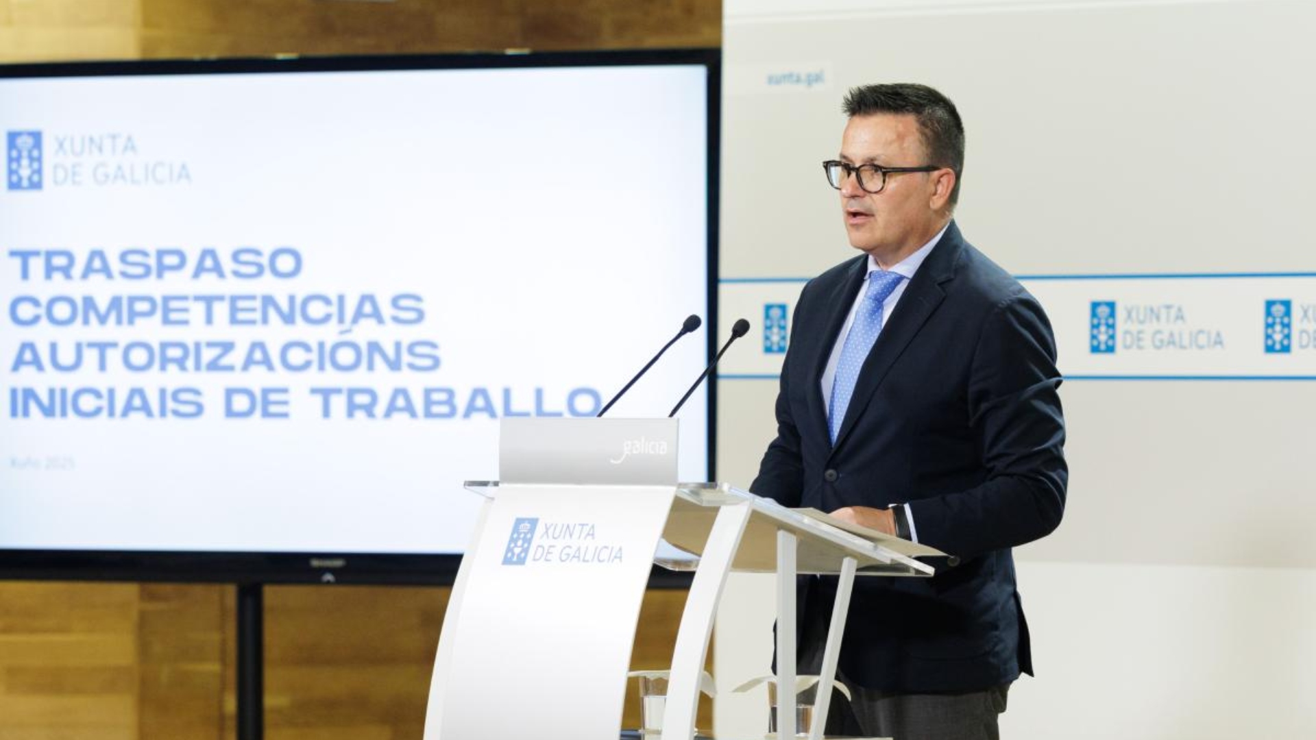 Imagen de archivo del conselleiro de Emprego, José González | XUNTA DE GALICIA