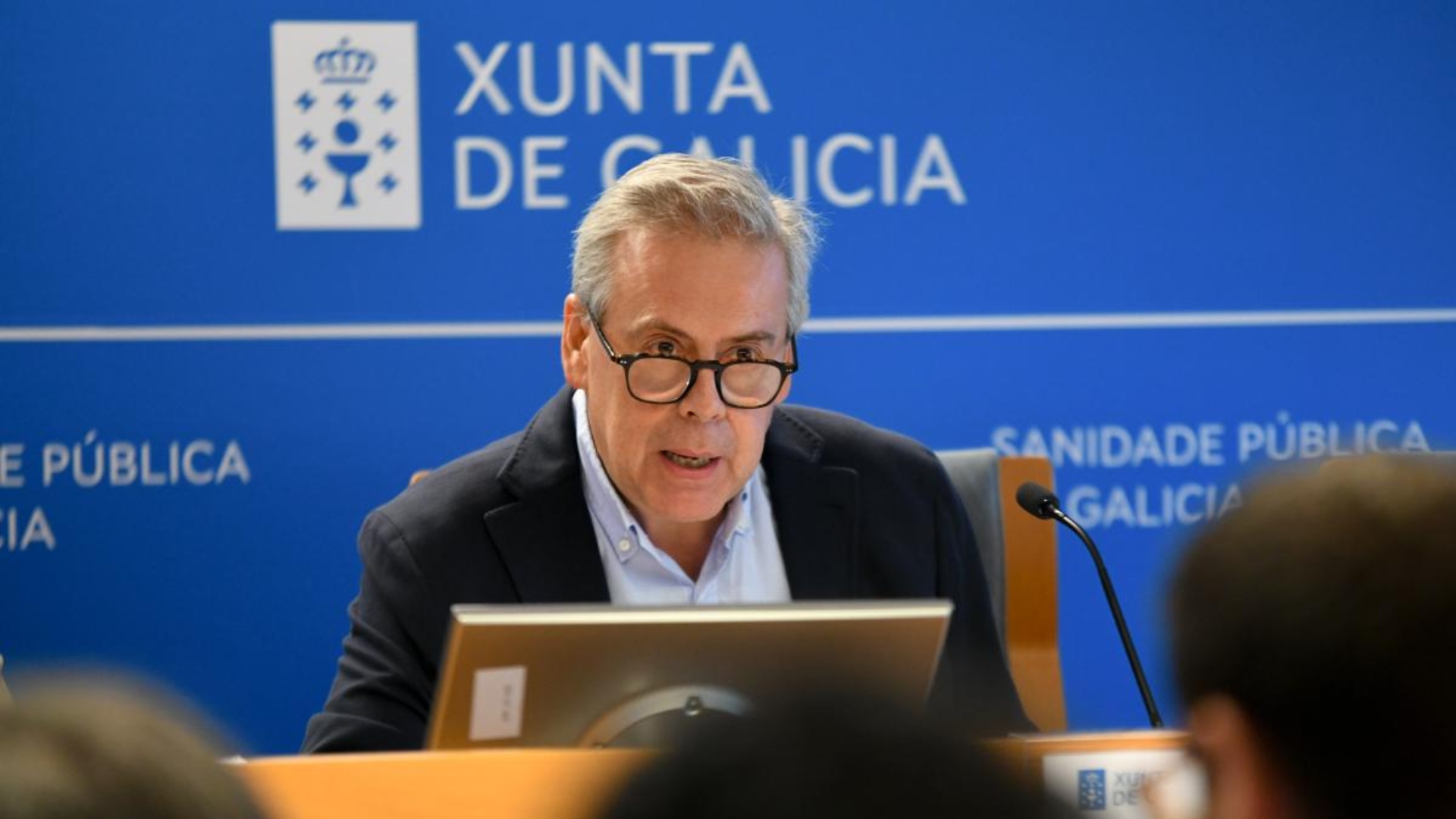 Antonio Gómez Caamaño, conselleiro de sanidade, durante o balance das actividades asistenciais | XUNTA DE GALICIA