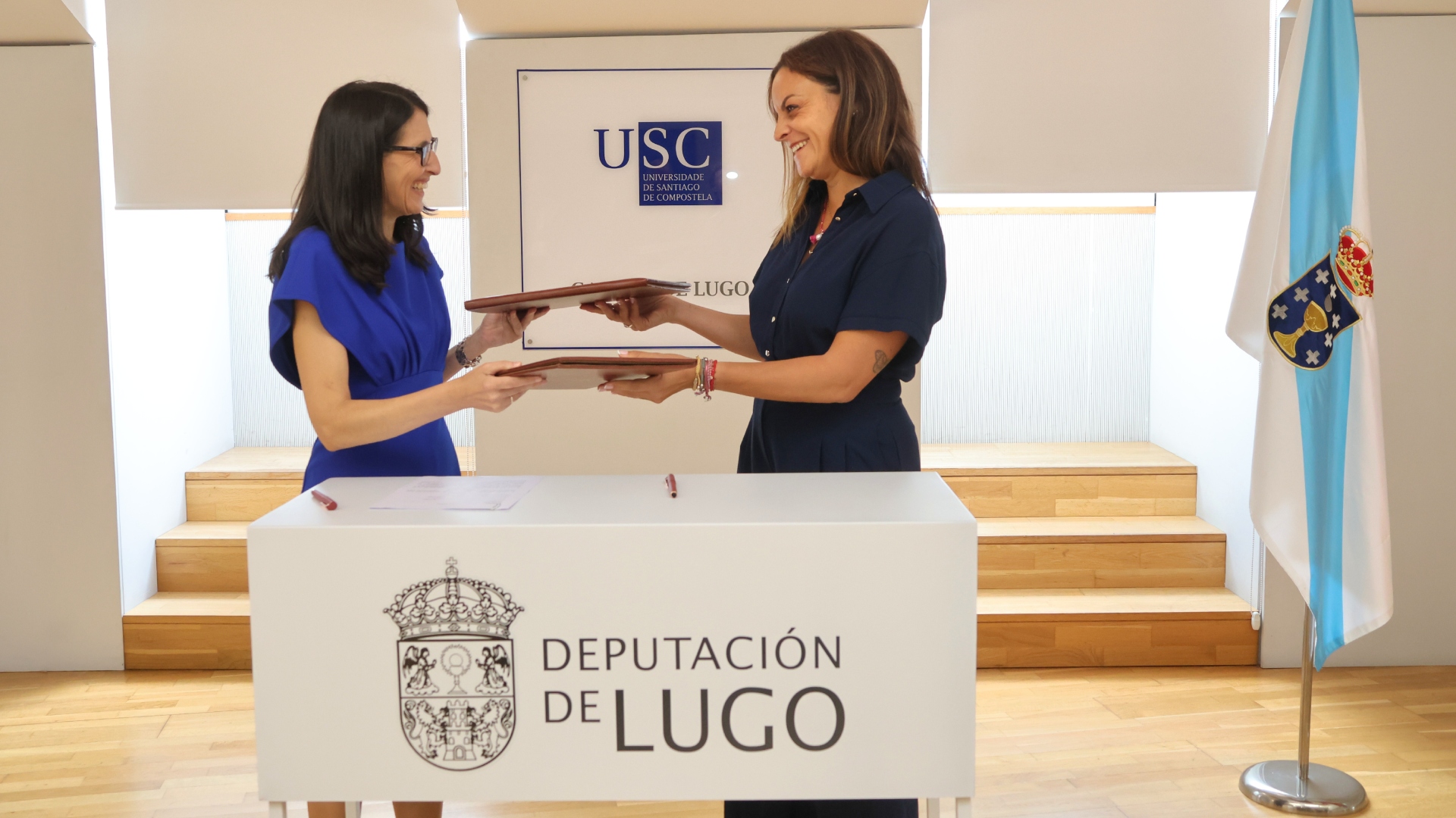 Sinatura do convenio coa USC no Pazo de Montenegro | DEPUTACIÓN DE LUGO