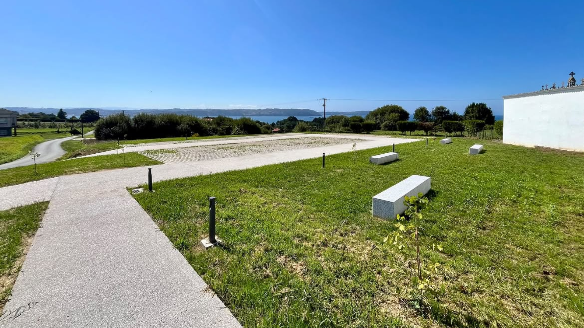 Imaxe do novo aparcadoiro de Boebre | Concello de Pontedeume