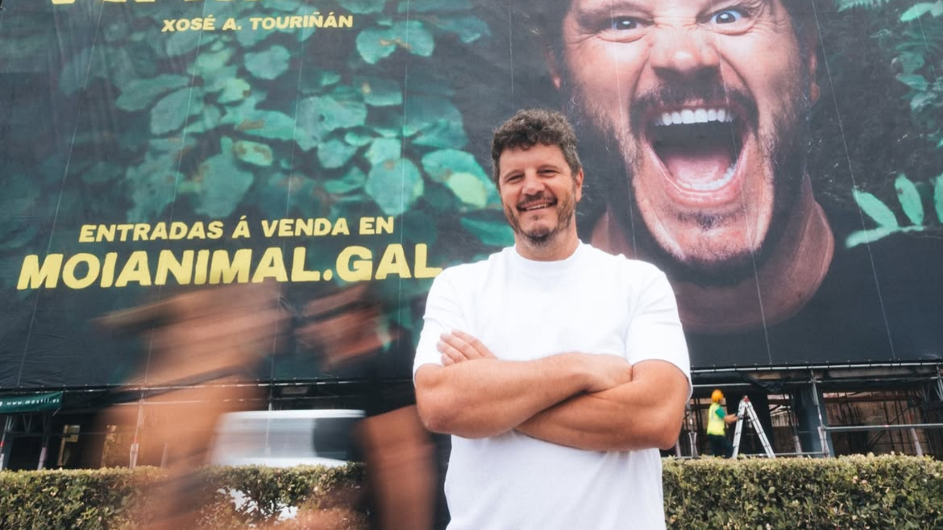 Touriñan nunha foto promocional da súa función 'Moi Animal' | @touri