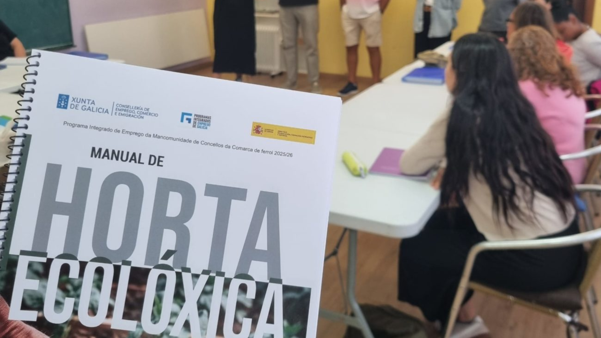 O local social de Sequeiro volve acoller unha nova edición do itinerario formativo de Agricultura Ecolóxica incluído no Programa Integrado de Emprego da Mancomunidade | Concello de Valdoviño