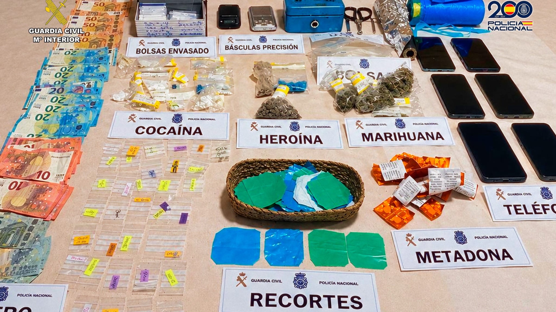 Las substancias identificadas de los detenidos | GUARDIA CIVIL