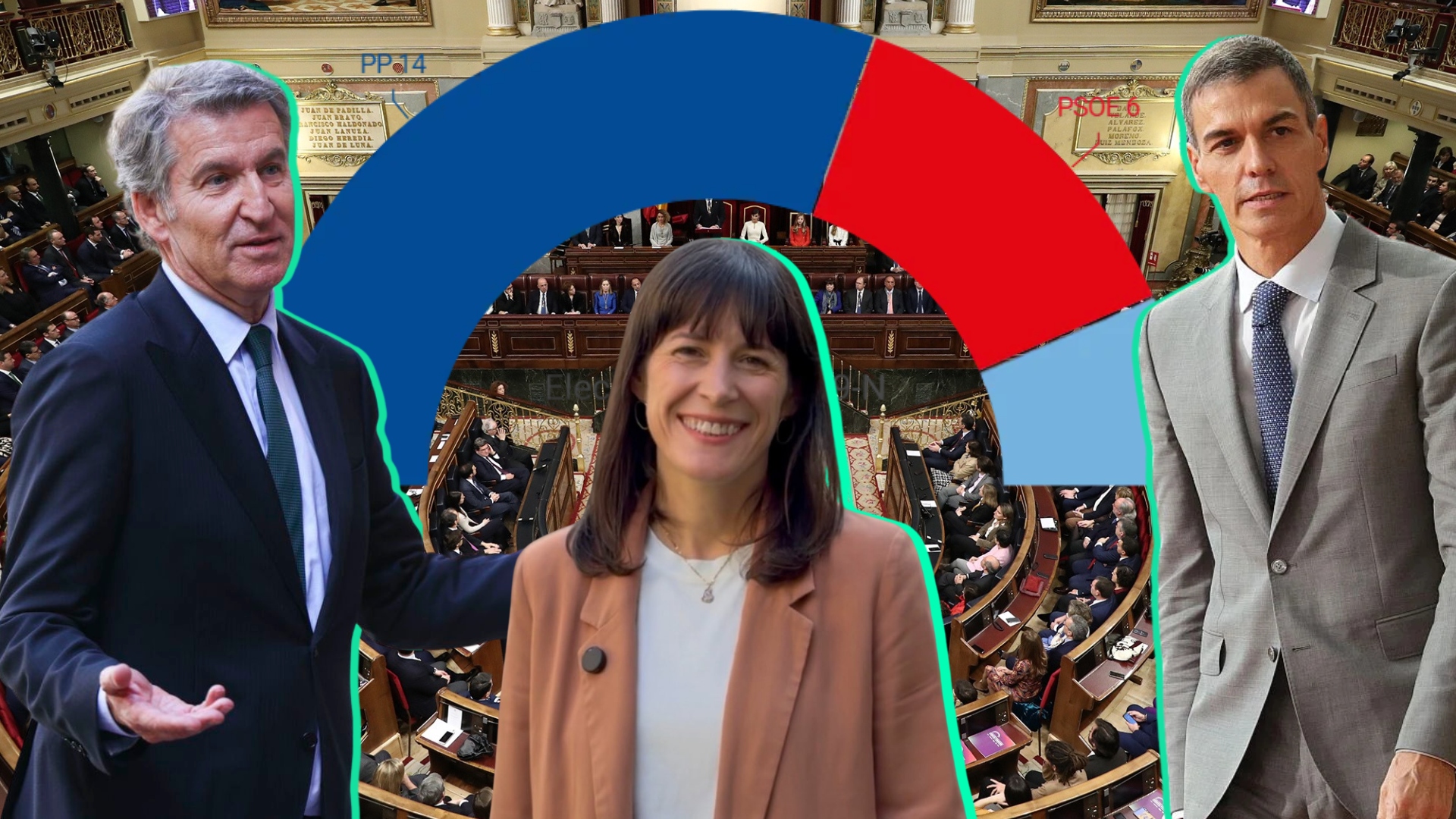 Elecciones generales 29-N Galicia Alberto Núñez Feijóo Ana Pontón Pedro Sánchez