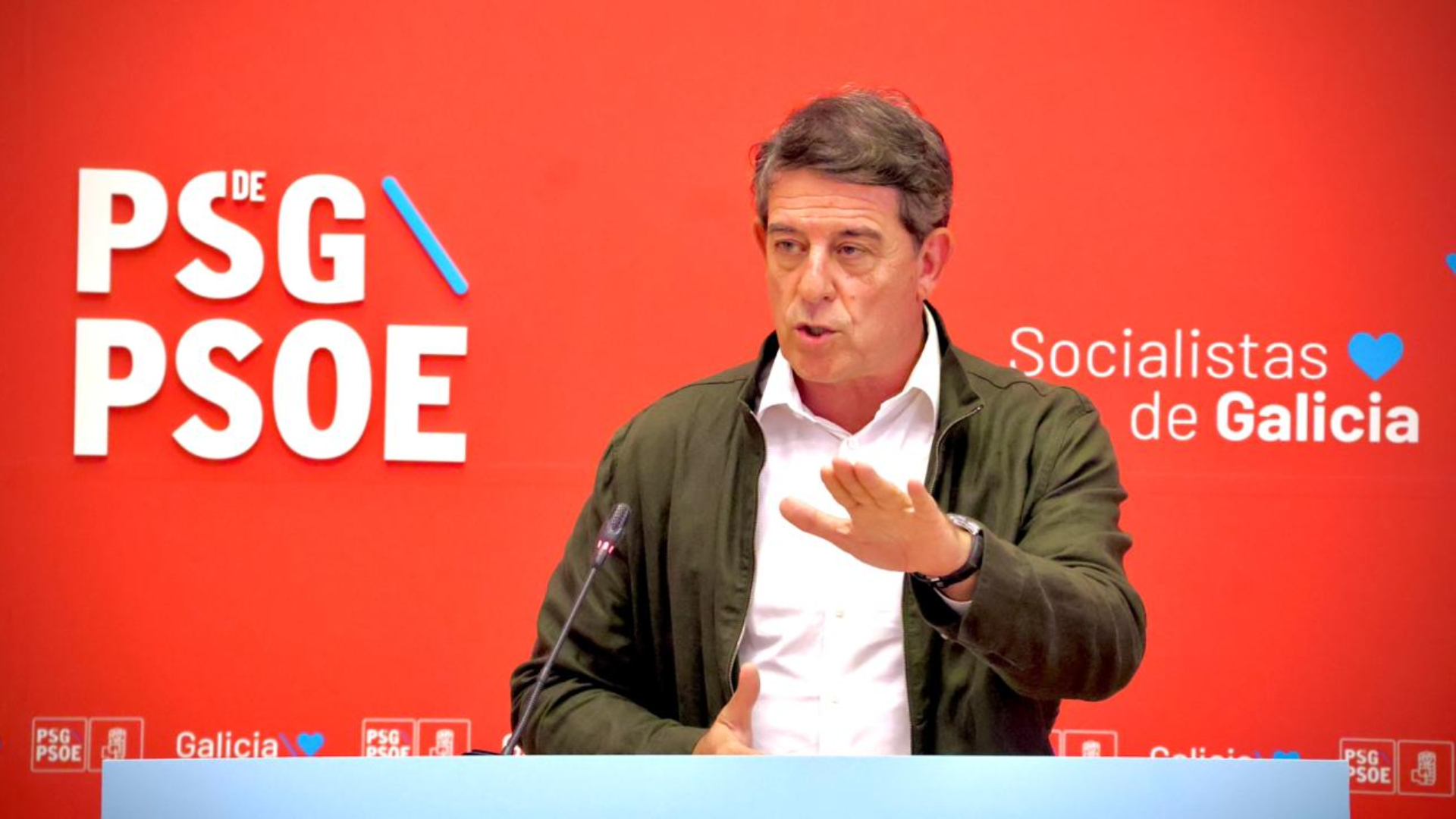 El secretario xeral del PSdeG-PSOE, José Ramón Gómez Besteiro | PSDEG-PSOE
