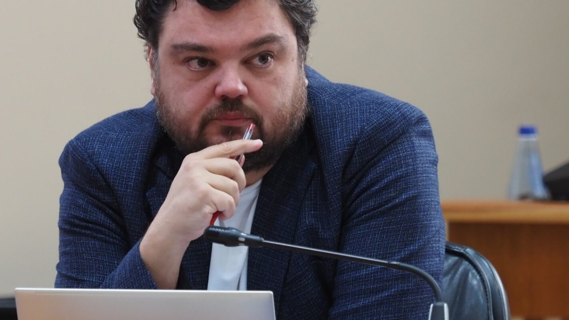O deputado do PSdeG Julio Torrado na Comisión de Sanidade do Parlamento de Galicia | PSDEG