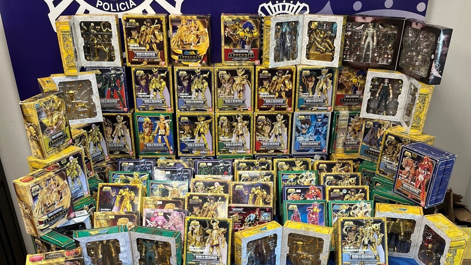 Policía Nacional Lugo anime figuras
