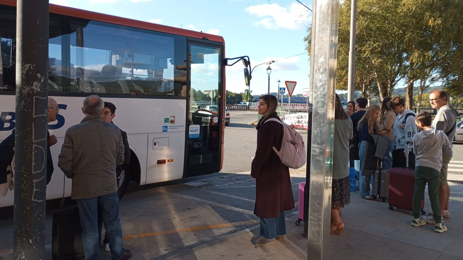 Pontedeume autobús transporte público