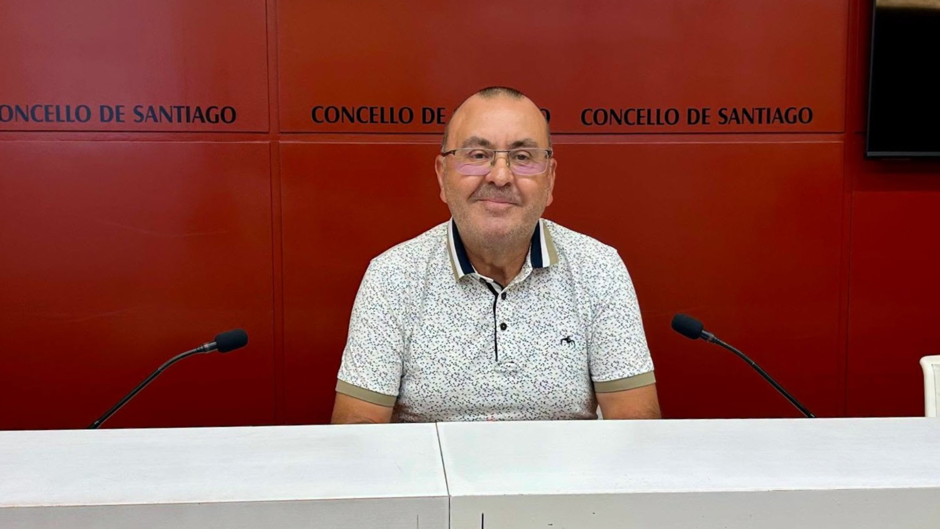 El concelleiro de Economía e Facienda de Santiago, Manuel César | CONCELLO DE SANTIAGO