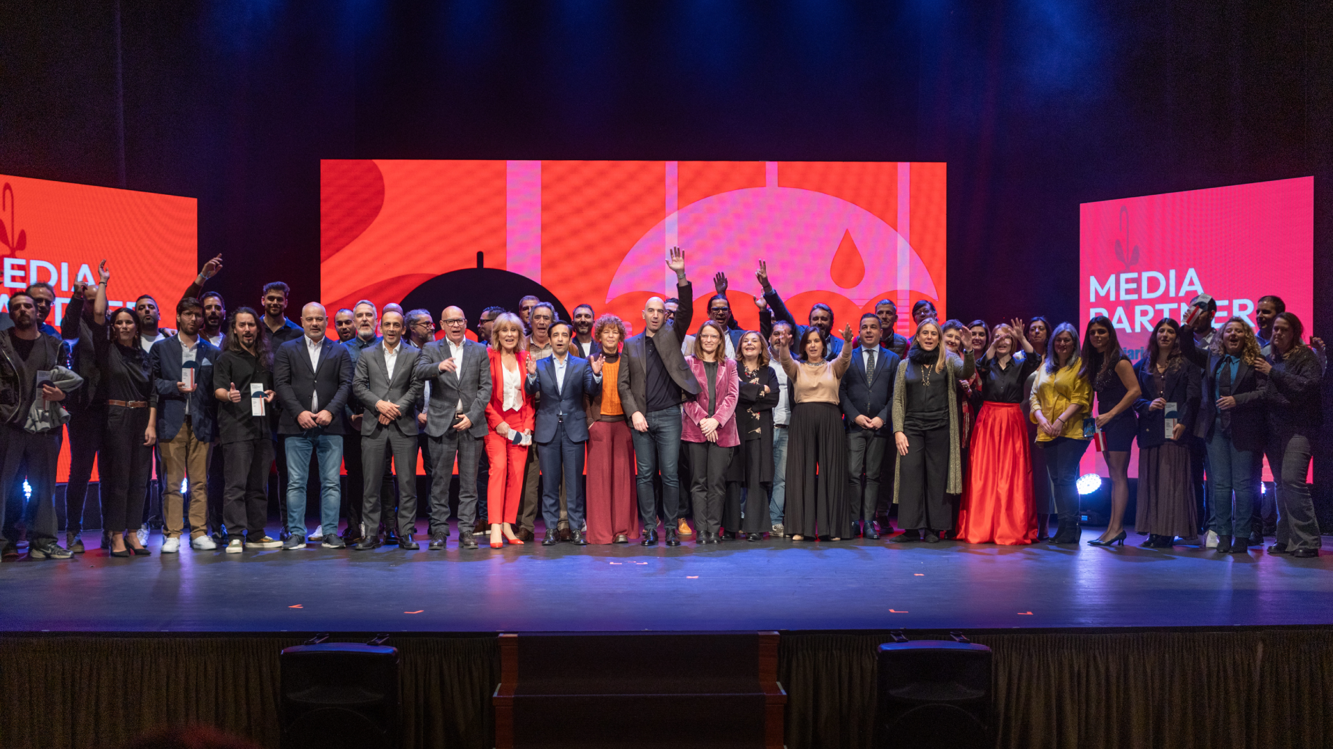 Imaxe dunha pasada edición dos premios Paraugas | Clúster da Comunicación