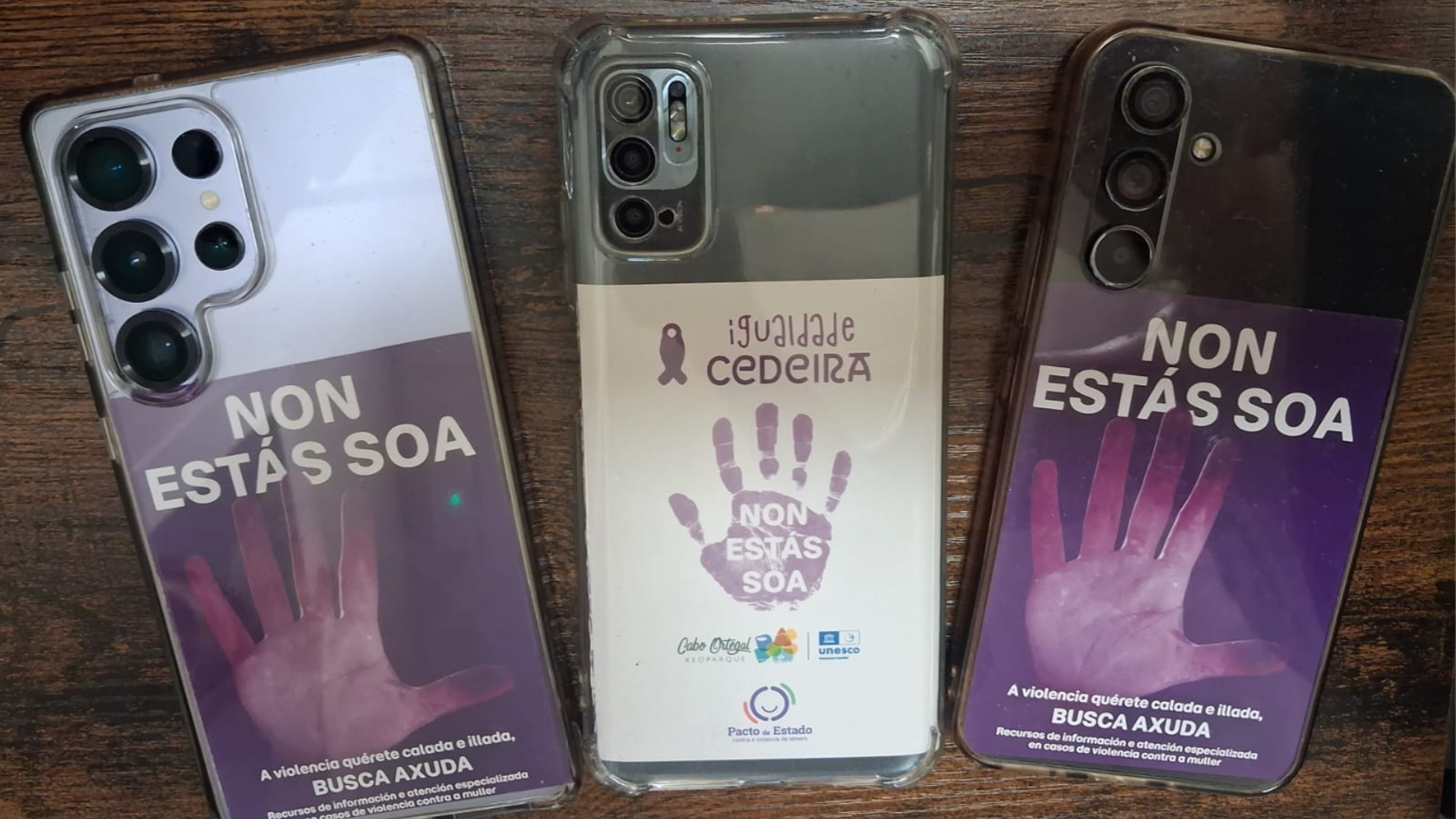 Imaxe das pegatinas promocionais da inciativa | Concello de Cedeira