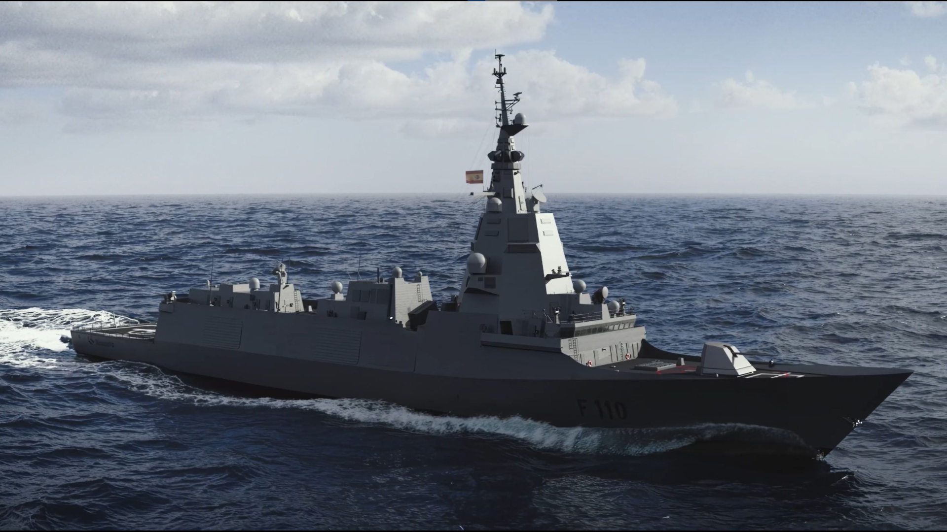 La fragata F-110 de Navantia supone un avance hacia el concepto de Buque Inteligente del siglo XXI, con tecnología avanzada y capacidades de defensa | Navantia