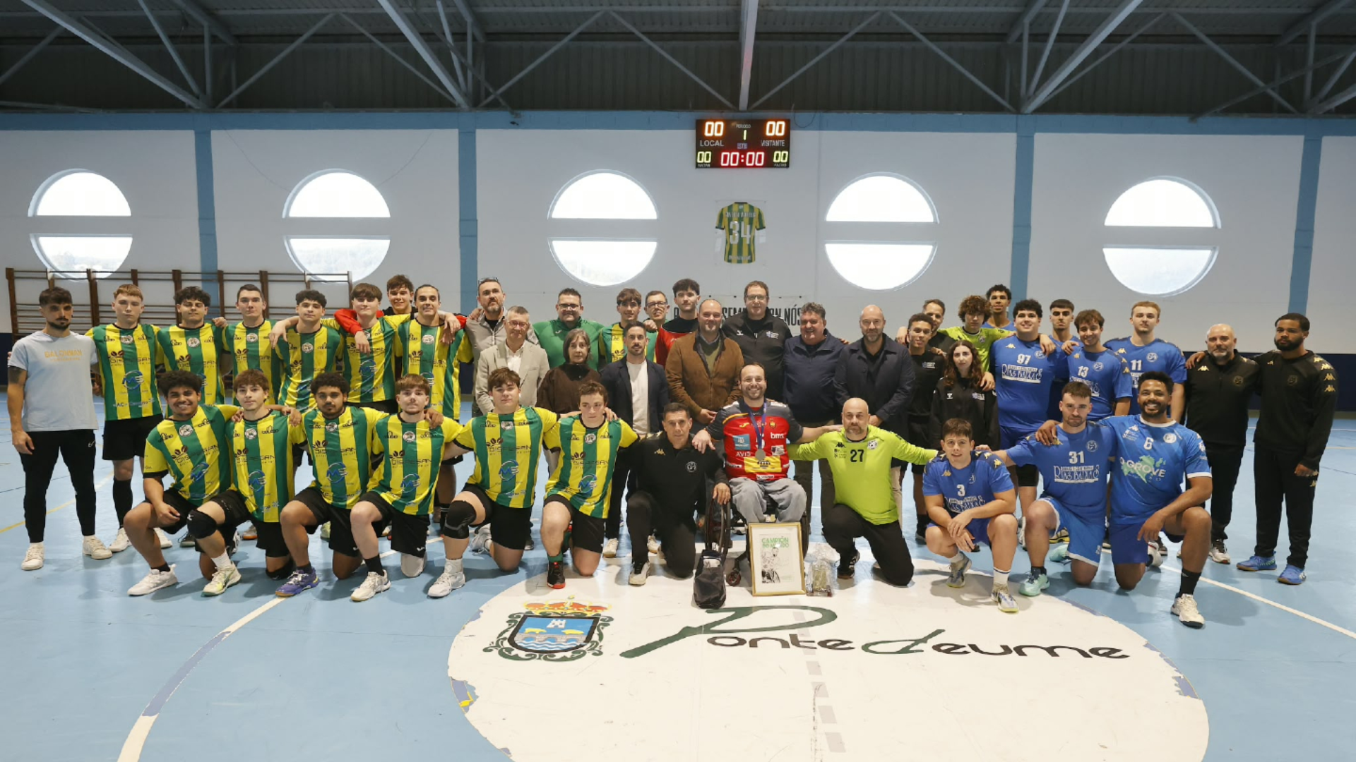 A iniciativa foi organizada conxuntamente polo Concello de Pontedeume, o Club Balonmán Pontedeume e a Federación Galega de Balonmán | Concello de Pontedeume