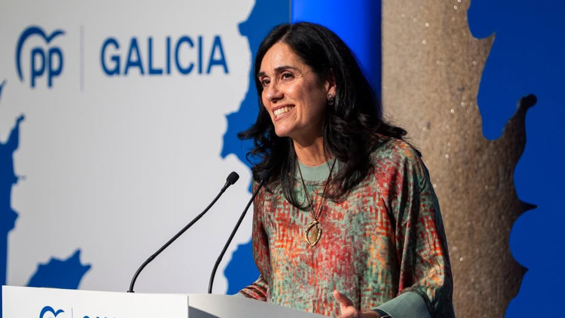 Paula Prado, secretaria general del partido, durante la Junta Directiva del PPdeG | Redes sociales - @paulapradodelrio